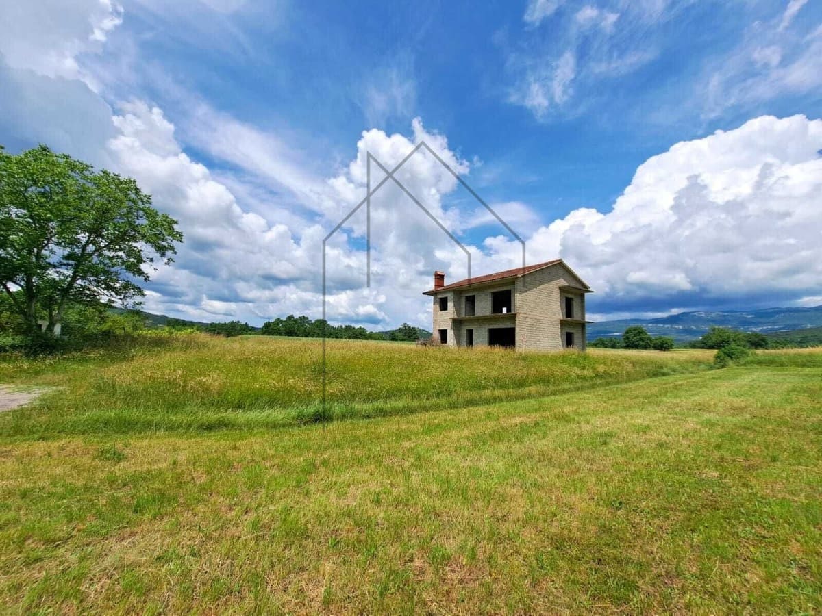 Istra, Boljun, Kuća u izgradnji s otvorenim pogledom. - Foto 2