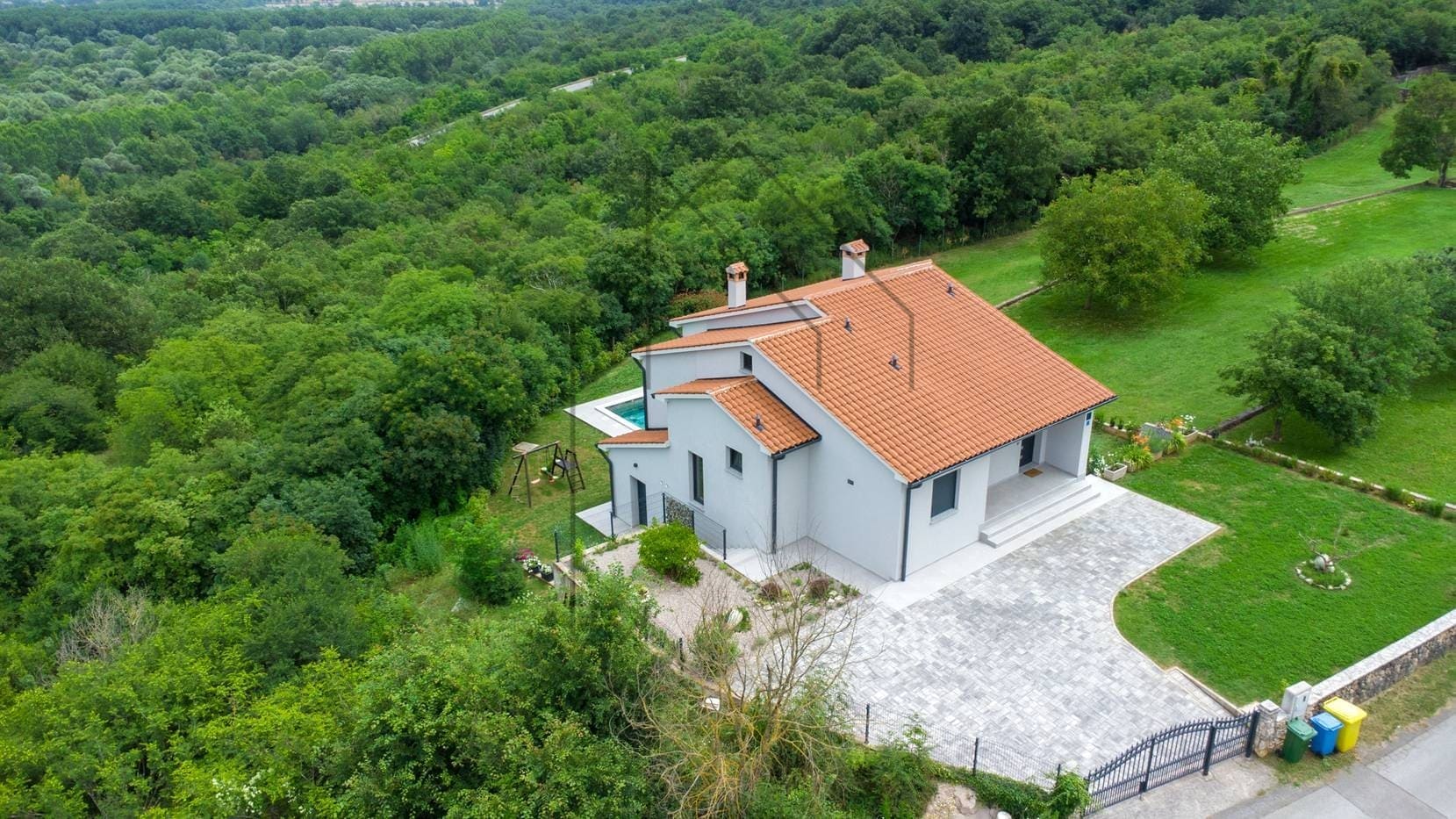 ISTRA, LABIN, KRŠAN - Kuća s bazenom i panoramskim pogledom - Foto 3