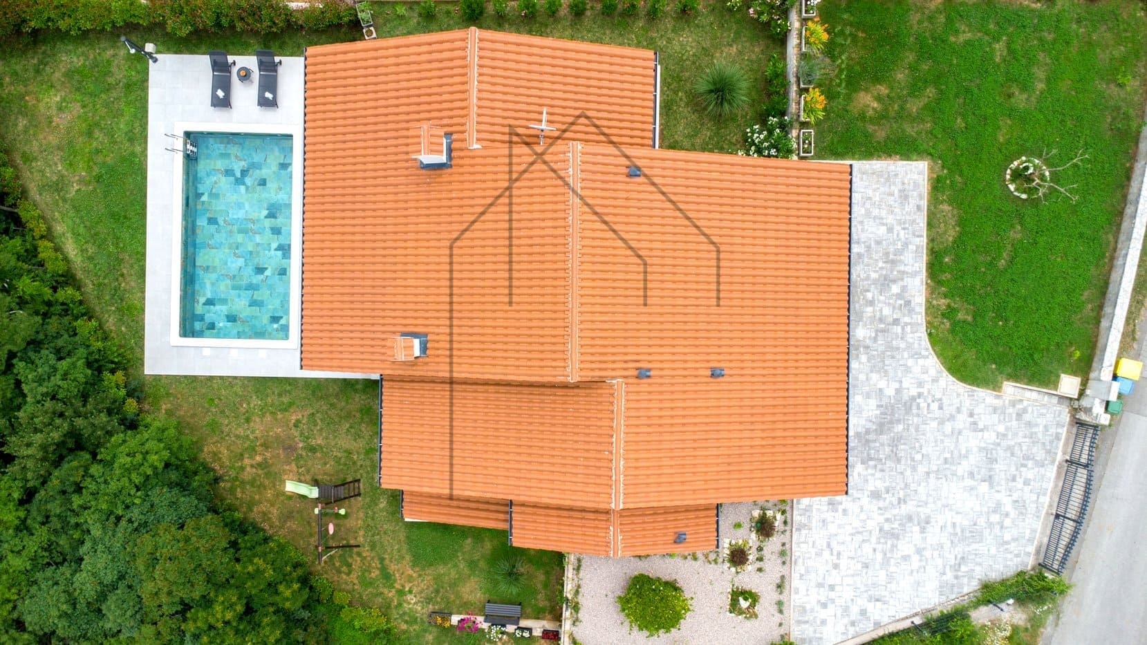 ISTRA, LABIN, KRŠAN - Kuća s bazenom i panoramskim pogledom - Foto 5