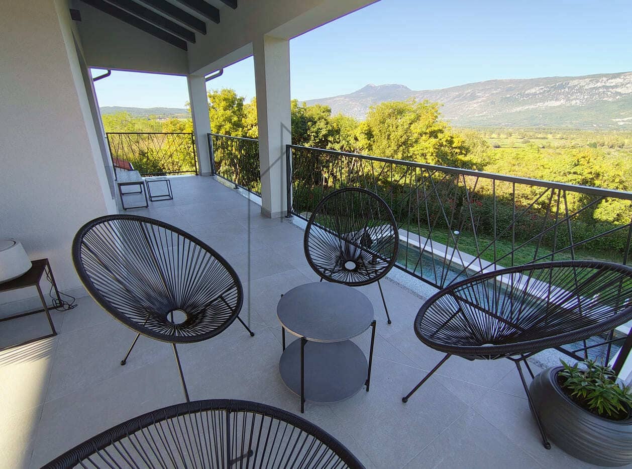 ISTRA, LABIN, KRŠAN - Kuća s bazenom i panoramskim pogledom - Foto 12