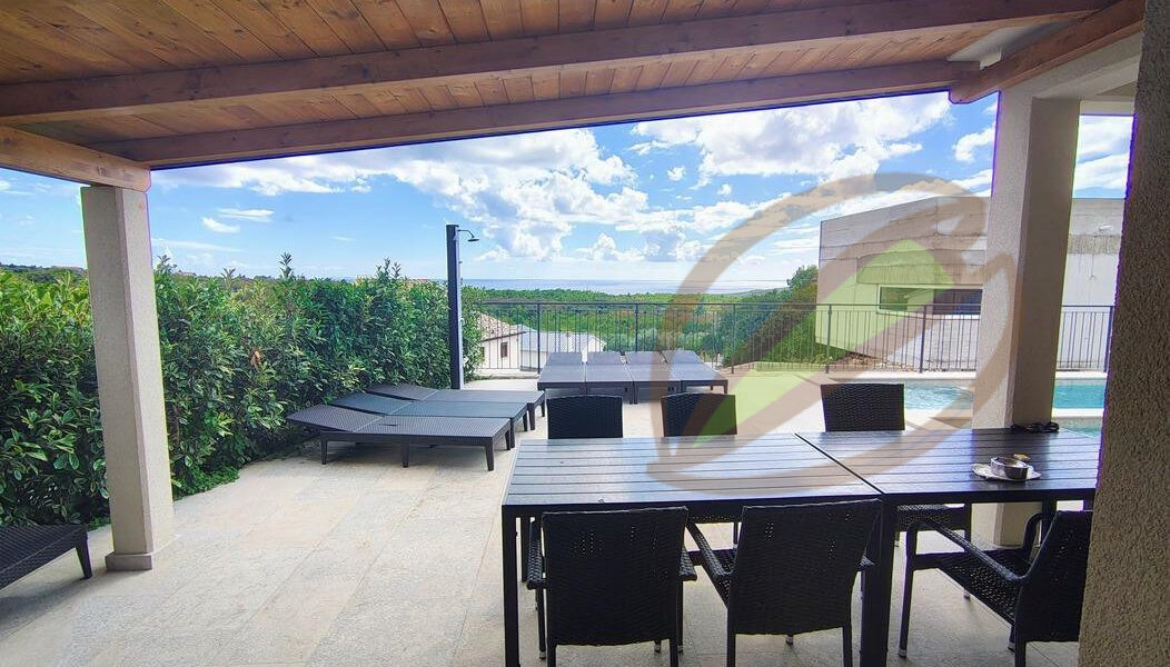 Istra, Labin, nova kuća s bazenom i pogledom na more - Foto 17