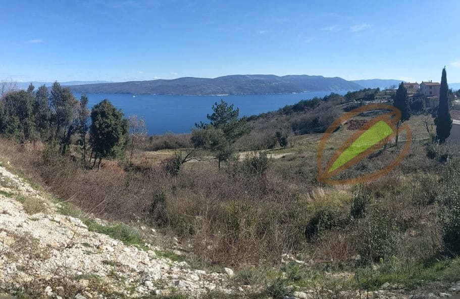 Istra Labin zemljište pogled na more s građevinskom dozvolom - Foto 2