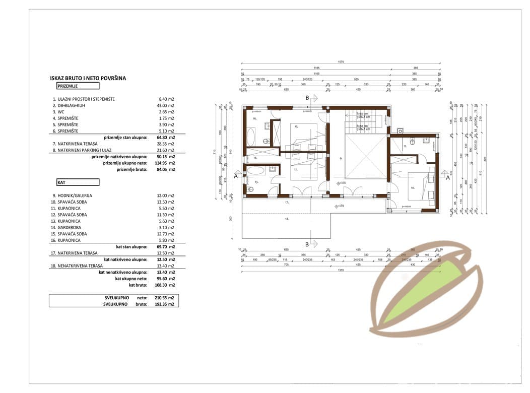 Istra Labin zemljište s dozvolom za modernu kuću s bazenom - Foto 10