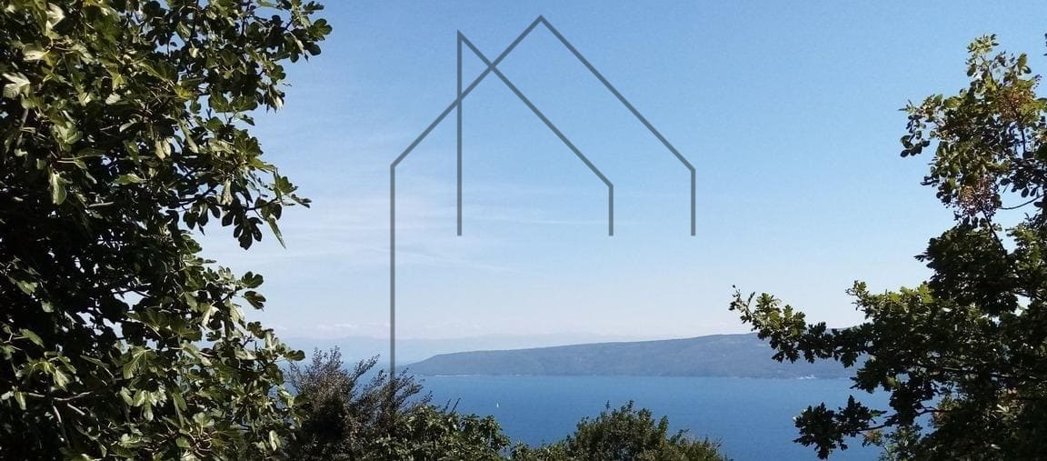 Istra zemljište s pogledom na more u široj okolici Labina