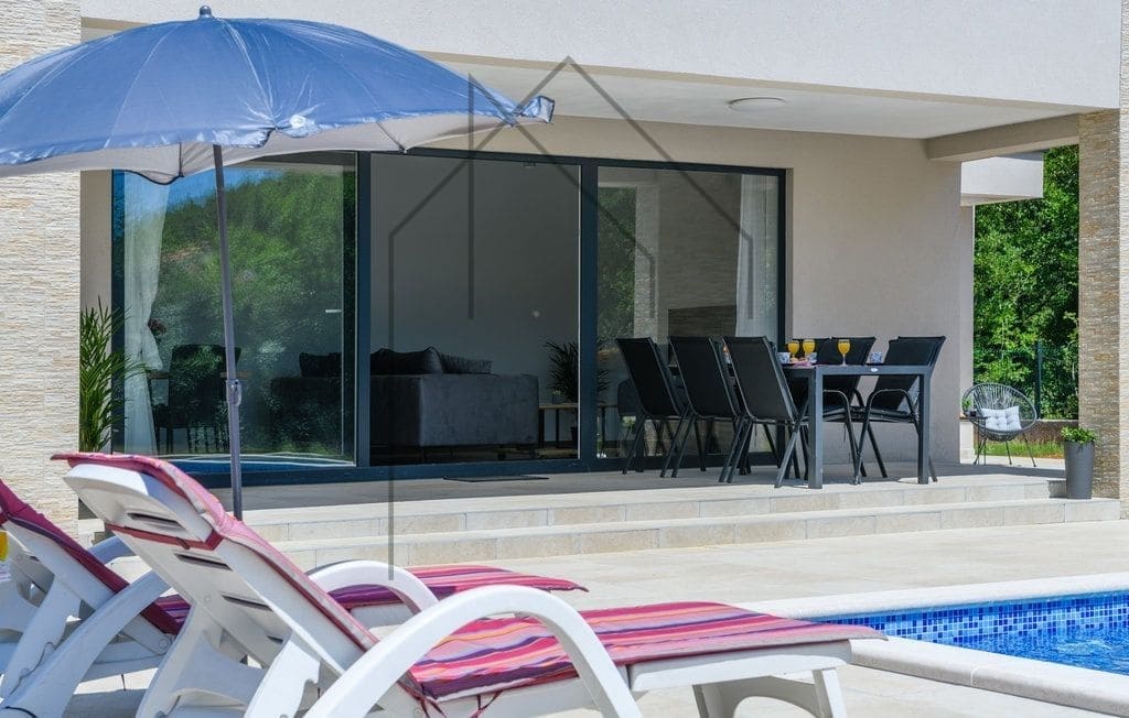 Labin, Istra, moderna kuća s bazenom - Foto 15