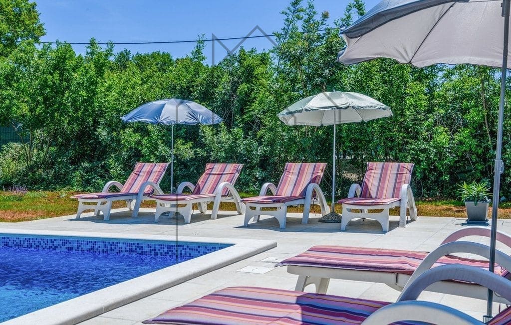 Labin, Istra, moderna kuća s bazenom - Foto 17