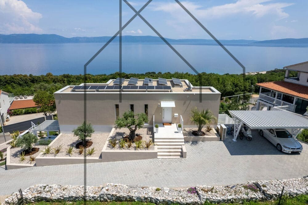Labin, moderna vila s panoramskim pogledom na more - Foto 2