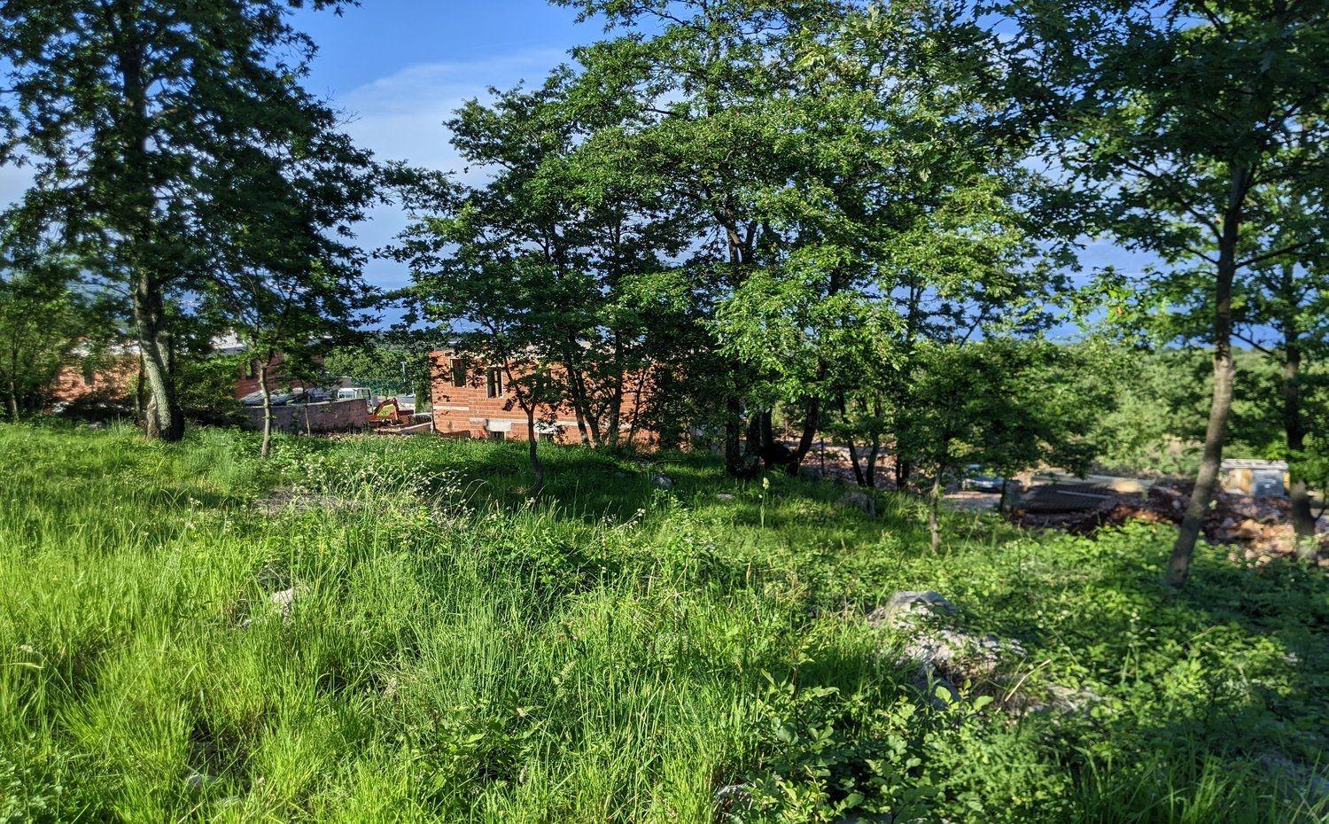 Labin zemljište s građevinskom dozvolom 1236 m2, pogled na more - Foto 7