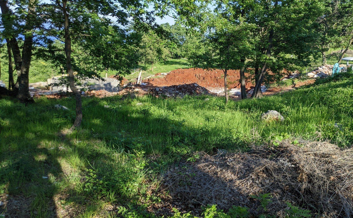 Labin zemljište s građevinskom dozvolom 1236 m2, pogled na more - Foto 8