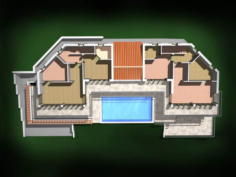 Labin zemljište s građevinskom dozvolom 1236 m2, pogled na more - Foto 11